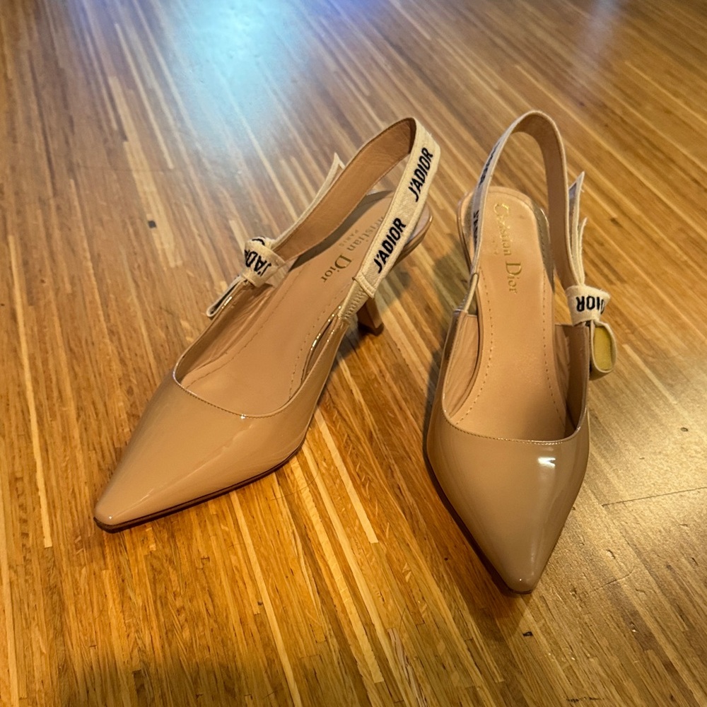 Authentic brand new Dior Beige Slingback Pumps